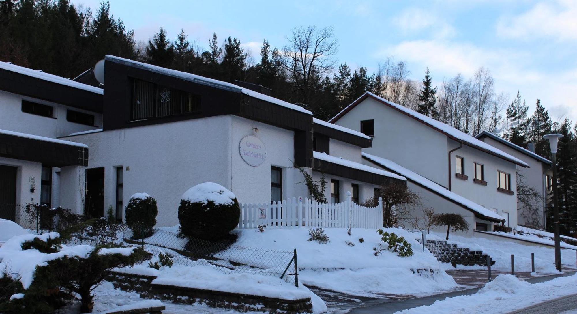 Gaestehaus Hochrhoenblick Schönau an der Brend Εξωτερικό φωτογραφία