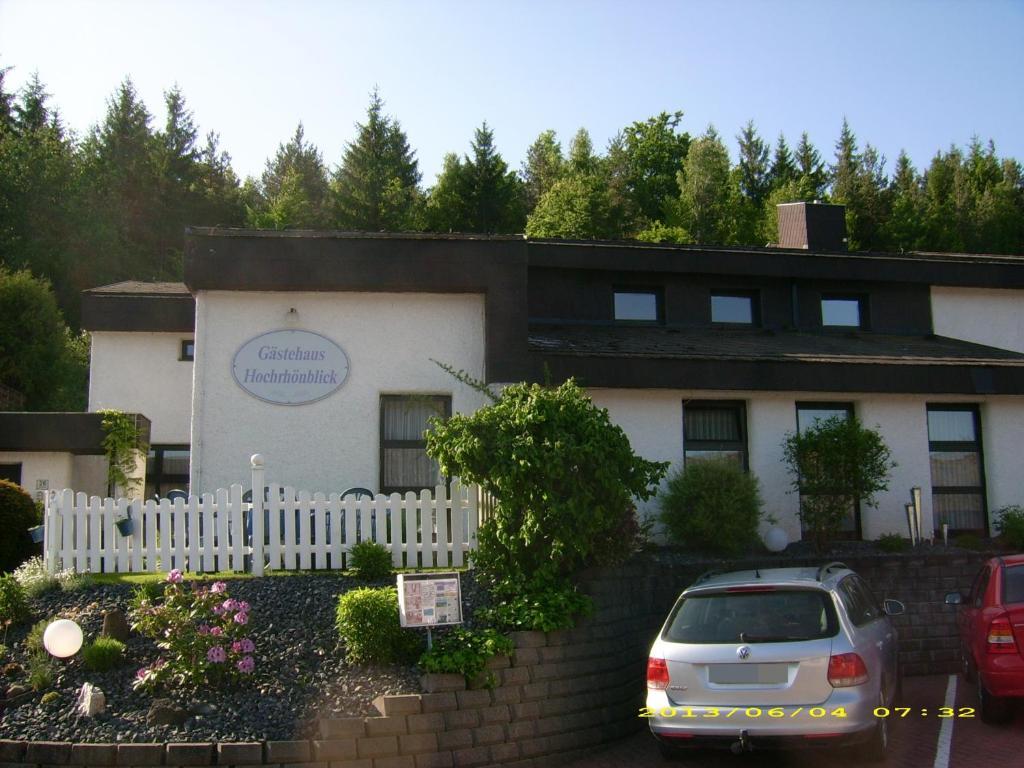 Gaestehaus Hochrhoenblick Schönau an der Brend Εξωτερικό φωτογραφία