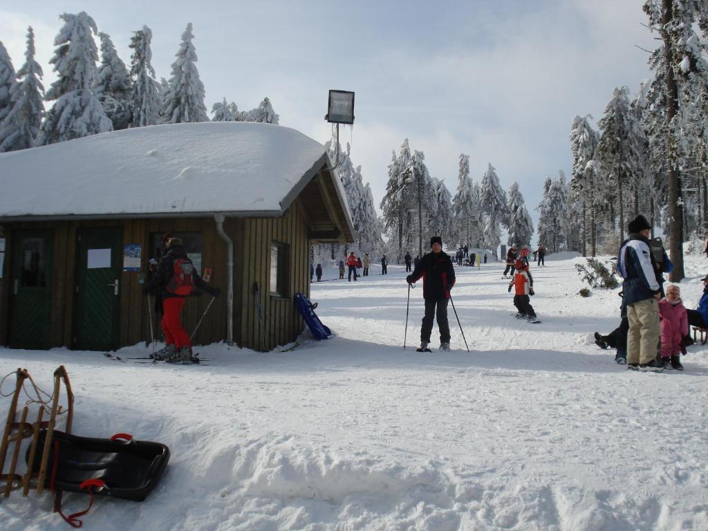 Gaestehaus Hochrhoenblick Schönau an der Brend Εξωτερικό φωτογραφία